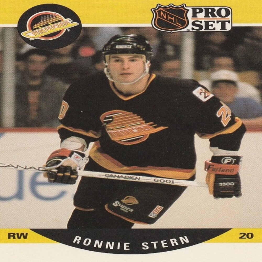 Ronnie Stern - 1990 Pro Set Hockey Card